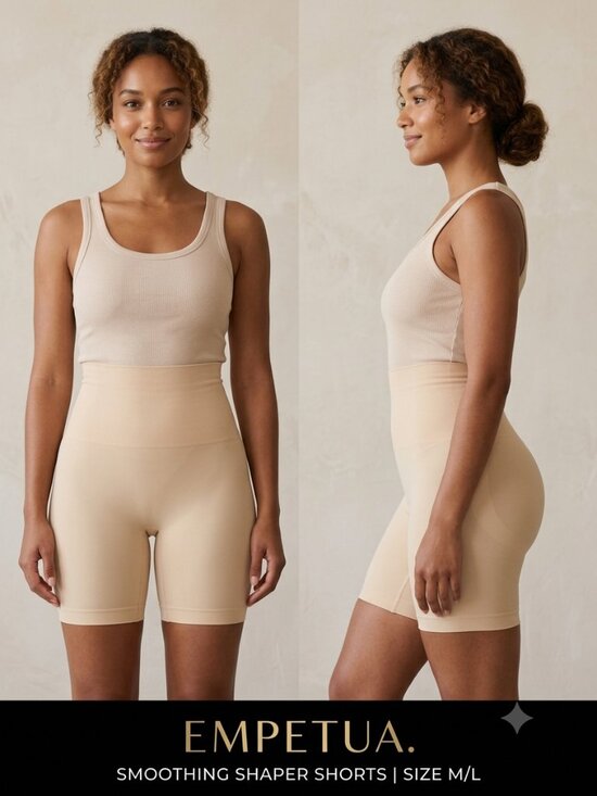 Empetua Other - Empetua High-Waist Shaper Shorts Seamless Comfort Shapewear – Nude Size M/L NEW